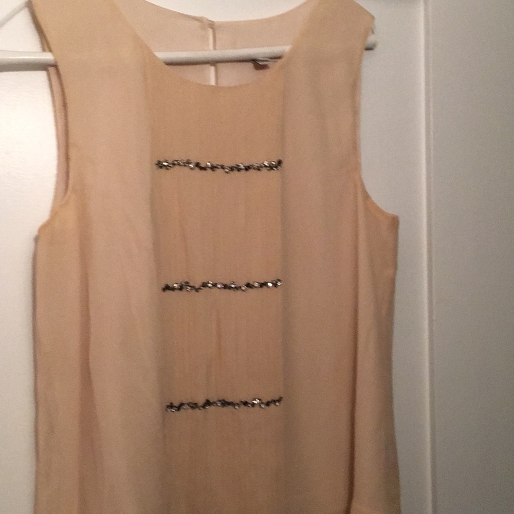 Jcrew accent top shell with lining.